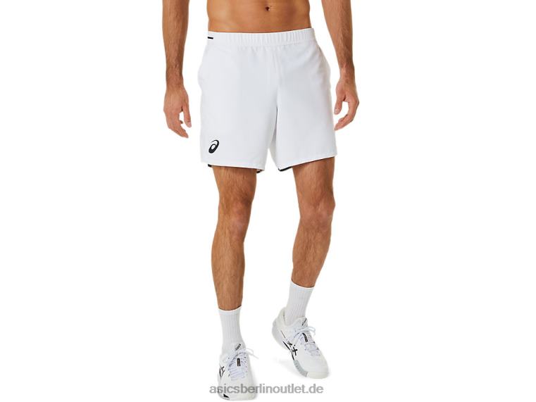 Herren-Match-Shorts, 7 Zoll BL4N489Asics strahlend weiß