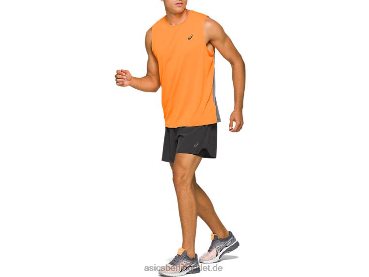 Herren-Straße 2-n-1 5 Zoll kurz BL4N1790Asics Graphitgrau