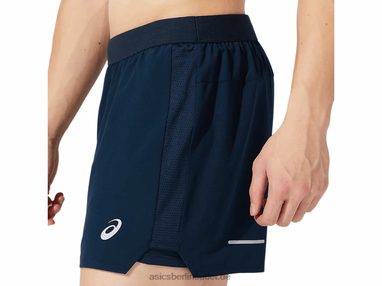 Herren-Straße 2-n-1 5 Zoll kurz BL4N1957Asics französisches Blau