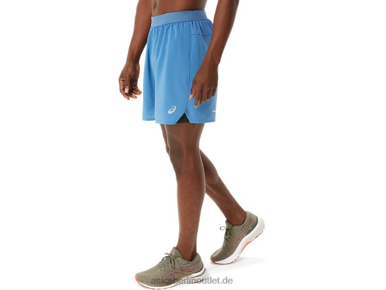Herren-Straße 2-n-1 7in kurz BL4N1098Asics Azurblau/Performance-Schwarz