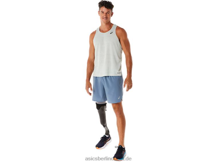 Herren-Straßen-Shorts, 7 Zoll BL4N32Asics Stahlblau