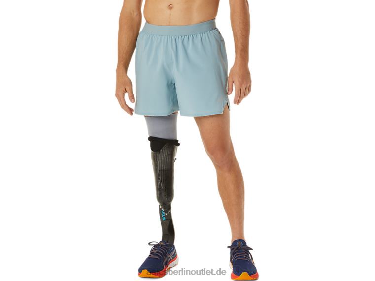Herren-Straßenshorts, 5 Zoll BL4N1054Asics leichter Stahl