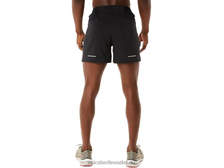 Herren-Straßenshorts, 5 Zoll BL4N1099Asics Leistung schwarz