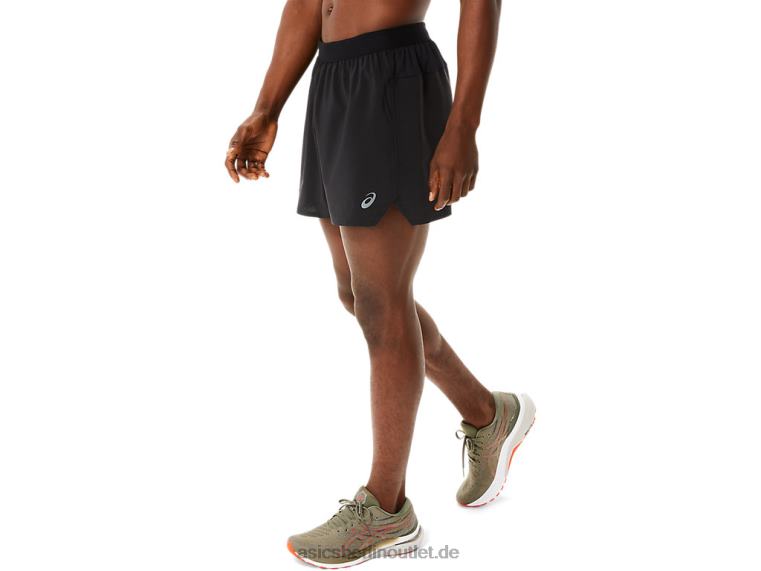Herren-Straßenshorts, 5 Zoll BL4N1099Asics Leistung schwarz