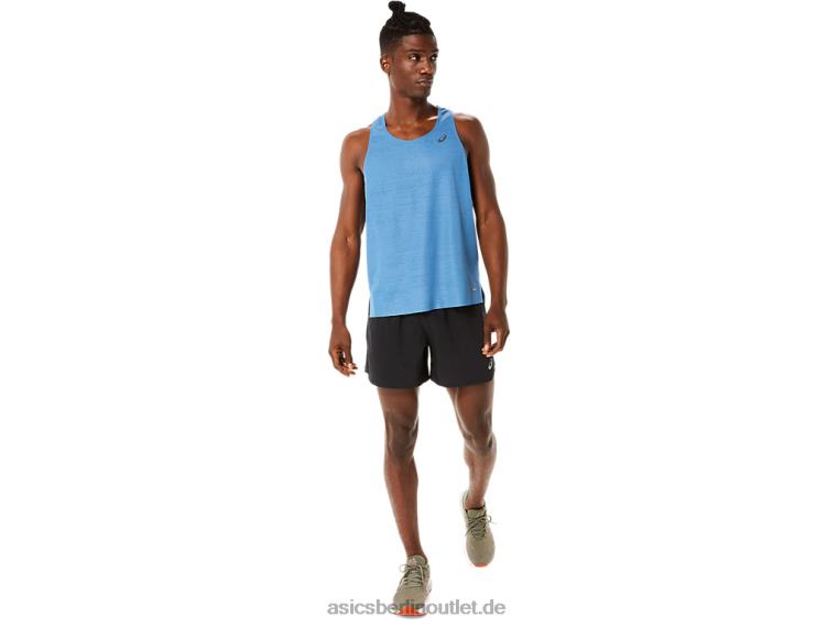 Herren-Straßenshorts, 5 Zoll BL4N1099Asics Leistung schwarz