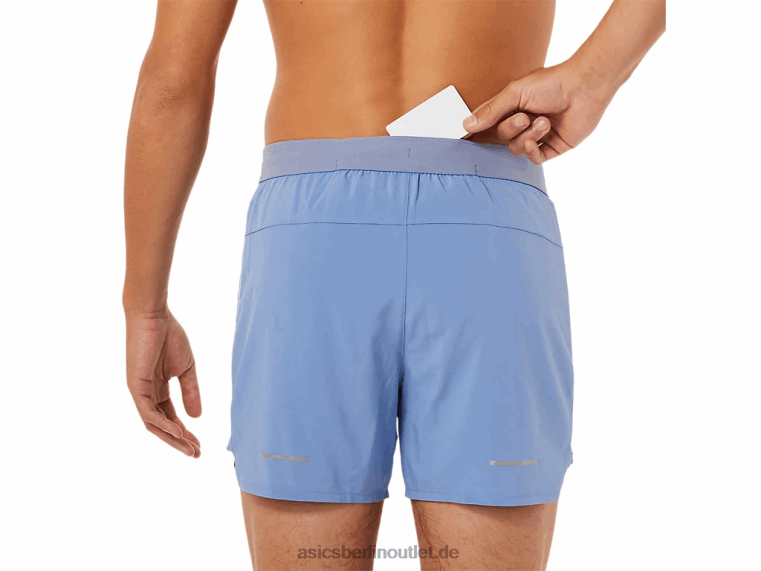 Herren-Straßenshorts, 5 Zoll BL4N1321Asics blaue Harmonie