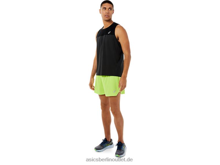 Herren-Straßenshorts, 5 Zoll BL4N1494Asics Gefahr grün