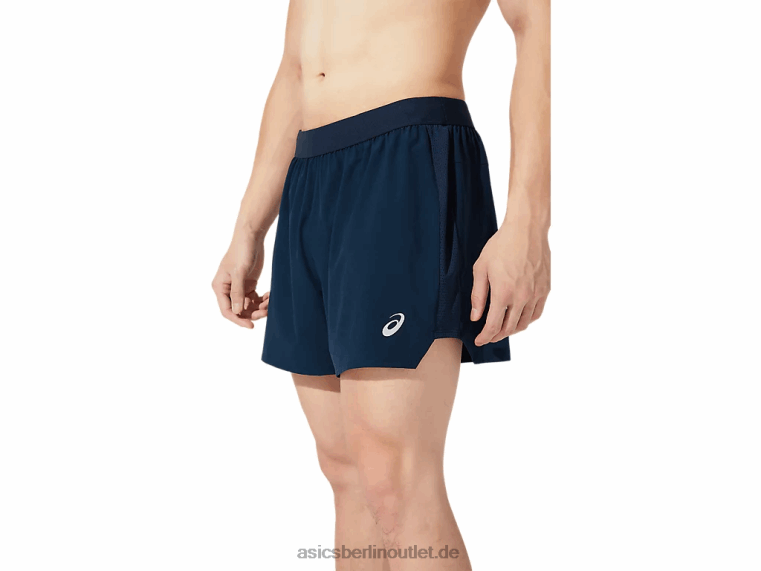 Herren-Straßenshorts, 5 Zoll BL4N1973Asics französisches Blau