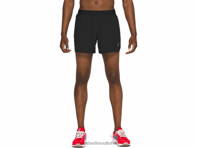 Herren-Straßenshorts, 5 Zoll BL4N2099Asics Leistung schwarz