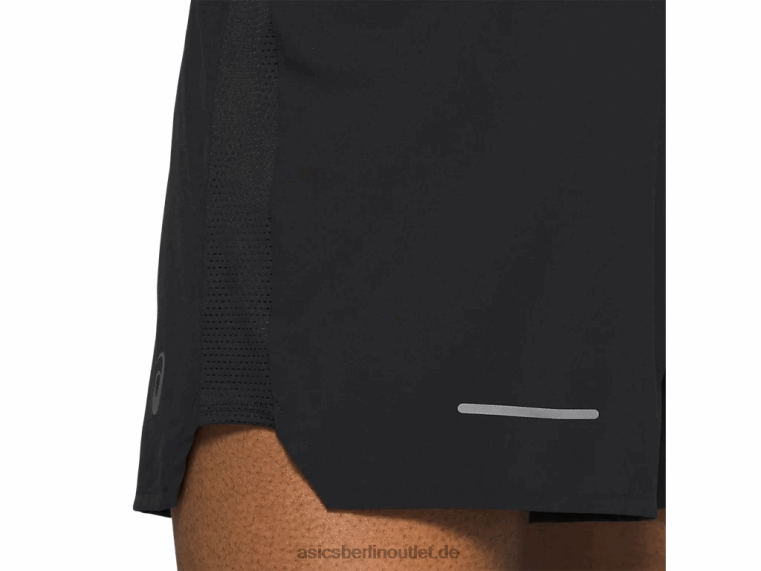 Herren-Straßenshorts, 5 Zoll BL4N2099Asics Leistung schwarz