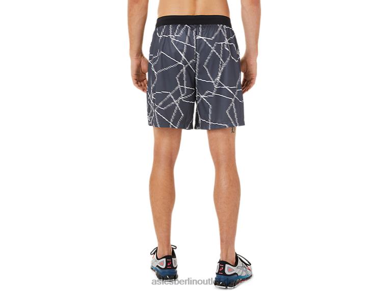 Saisonale Herren-Shorts mit Allover-Print BL4N1436Asics Träger grau