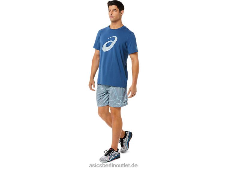 Saisonale Herren-Shorts mit Allover-Print BL4N1437Asics Plattengestein