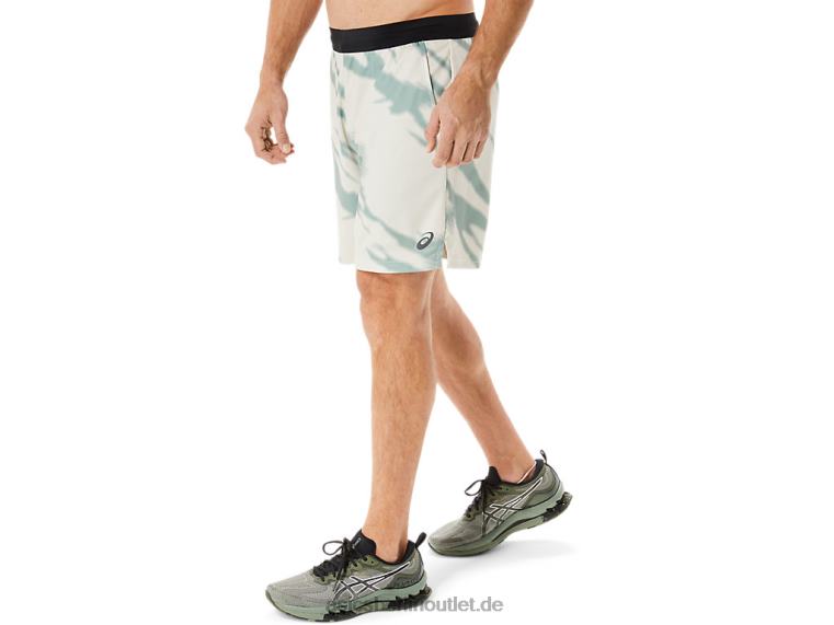 Saisonale Herren-Shorts mit Allover-Print BL4N993Asics Rauchgrau/Schiefergrau
