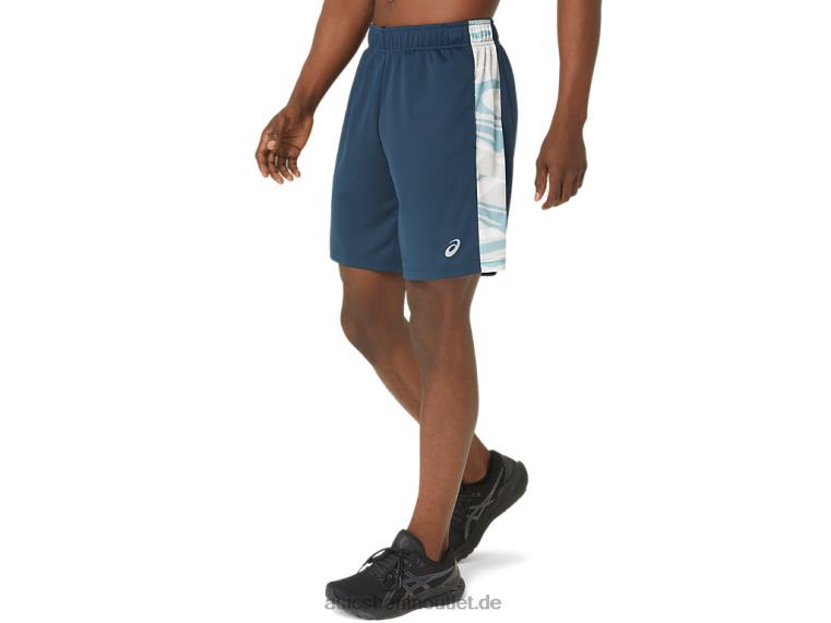 Training kurz BL4N94Asics Französischer Blau/Polarton
