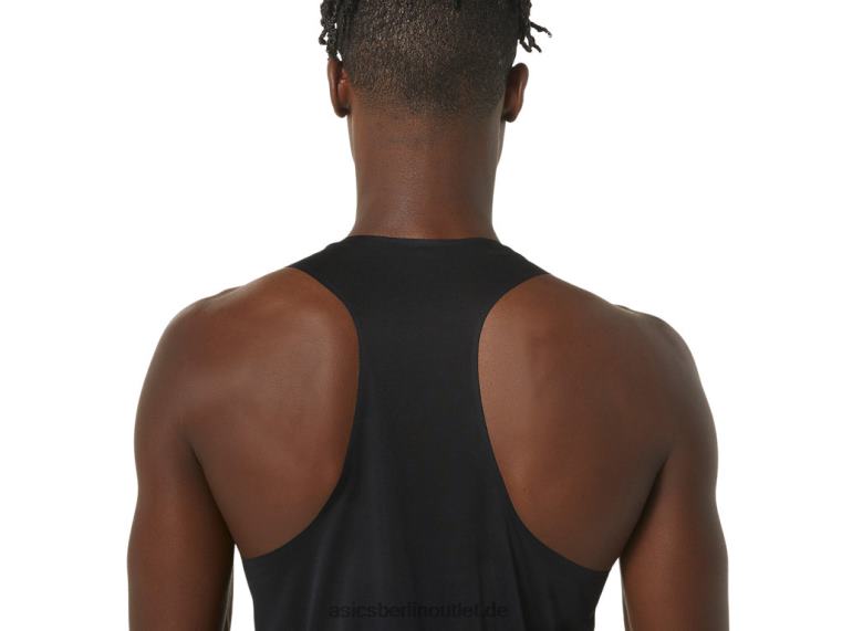 CJ-Line Light Singlet für Herren BL4N245Asics Performance-Schwarz/Flüstergrün