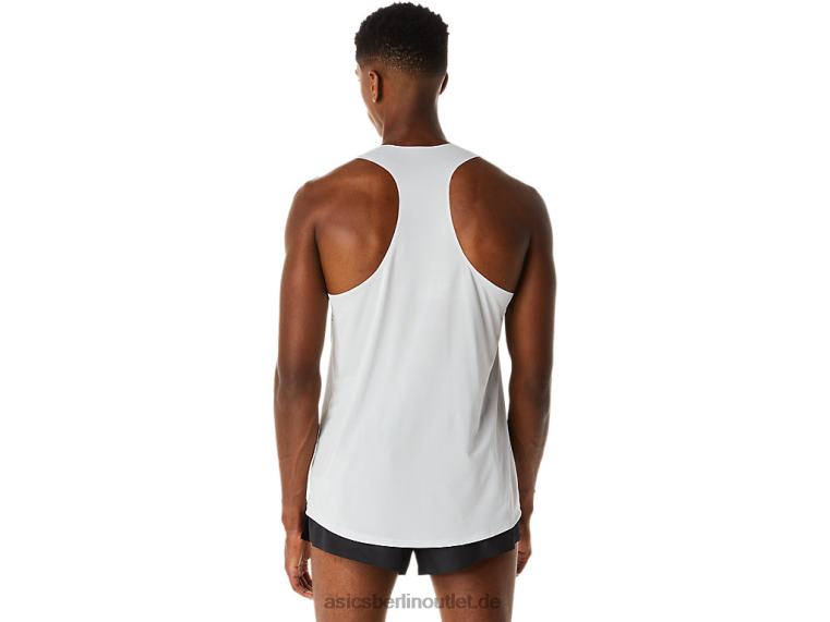 CJ-Line Light Singlet für Herren BL4N276Asics Gletschergrau/Elektrorot