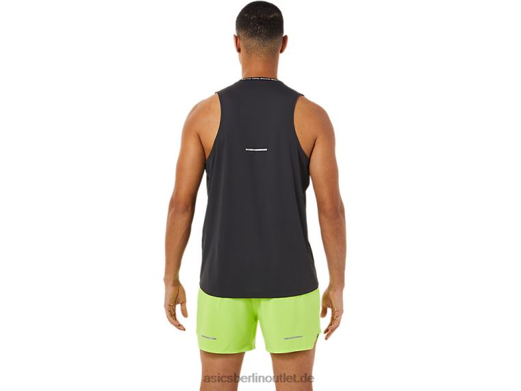 Herren-Renn-Singlet BL4N1393Asics Performance-Schwarz/Graphitgrau