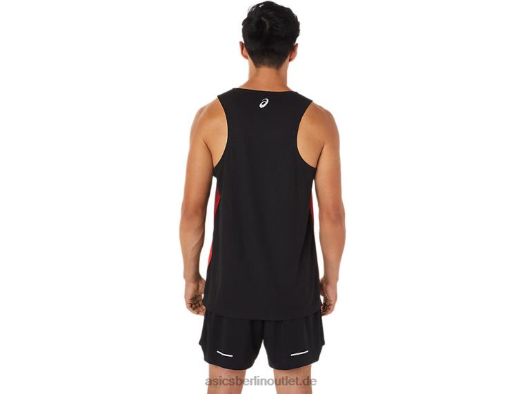 Herren-Unterhemd BL4N1648Asics elektrisches Rot