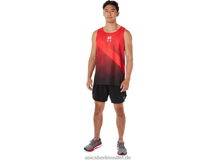Herren-Unterhemd BL4N1648Asics elektrisches Rot