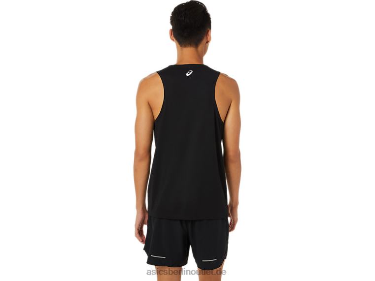 Herren-Unterhemd Lam Ready-Set II BL4N1617Asics Leistung schwarz