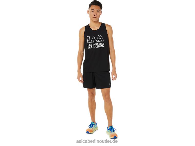 Herren-Unterhemd Lam Ready-Set II BL4N1617Asics Leistung schwarz