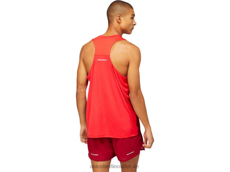 Kasane-Unterhemd für Herren BL4N1798Asics elektrisches Rot/Burgund