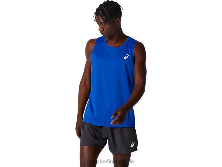 Silbernes Unterhemd für Herren BL4N2001Asics Blau