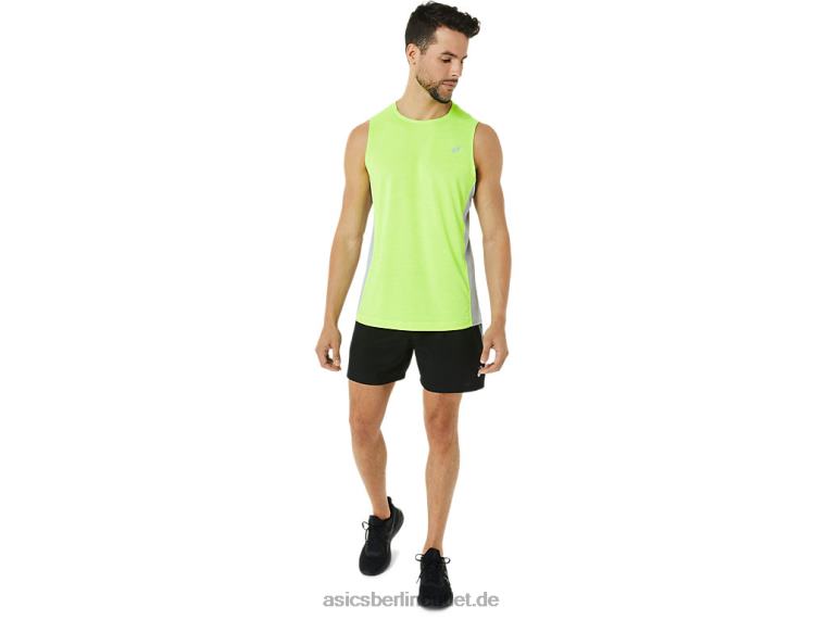 Train Sana Muskeltank für Herren BL4N1372Asics Gefahrengrün/Piemontgrau
