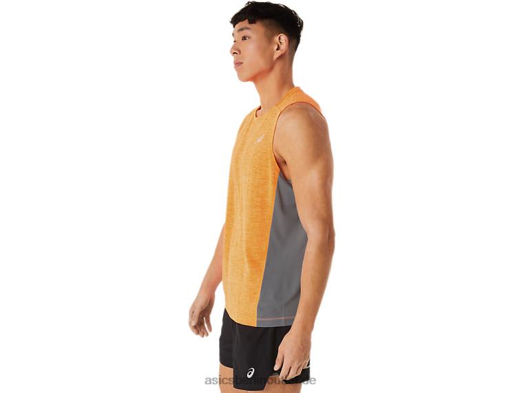 Train Sana Muskeltank für Herren BL4N18Asics Orange Pop/Sheet Rock
