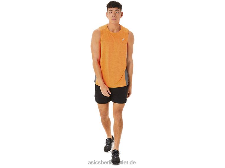 Train Sana Muskeltank für Herren BL4N18Asics Orange Pop/Sheet Rock