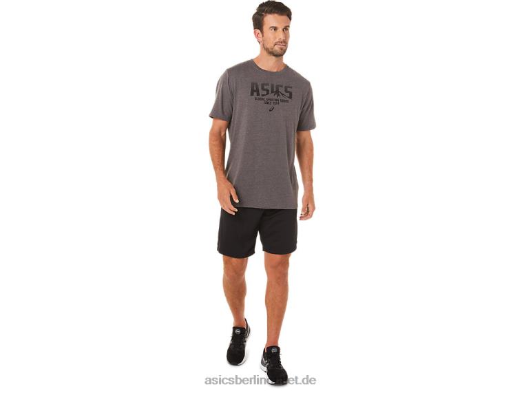 1977 MTN-T-Shirt BL4N1637Asics dunkelgraues Heidekraut