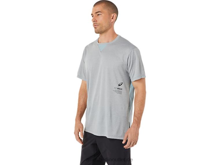 Actibreeze-Jacquard-Kurzarmoberteil für Herren BL4N1515Asics Blattfelsenheide