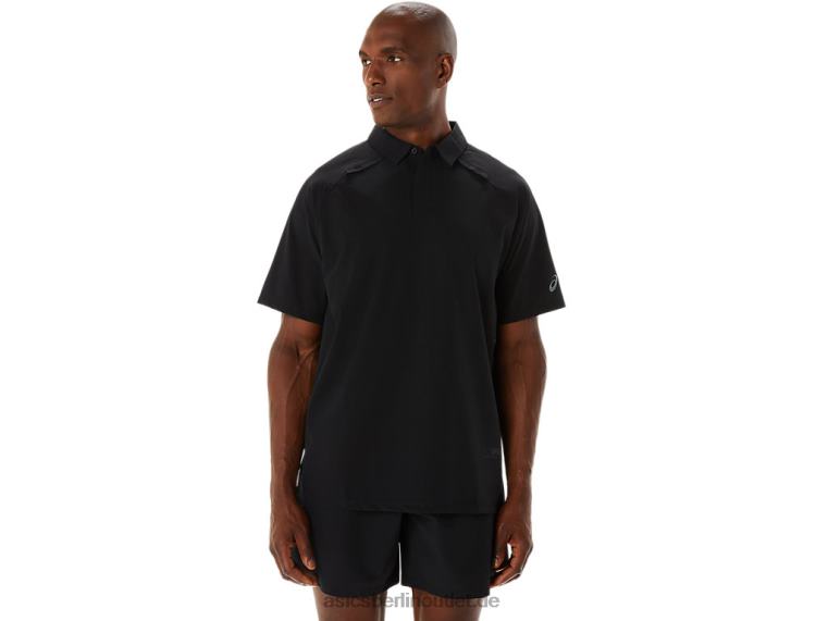 Actibreeze-Jacquard-Poloshirt für Herren BL4N270Asics Leistung schwarz