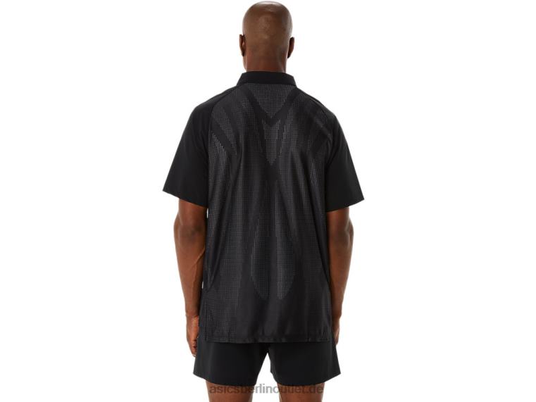 Actibreeze-Jacquard-Poloshirt für Herren BL4N270Asics Leistung schwarz