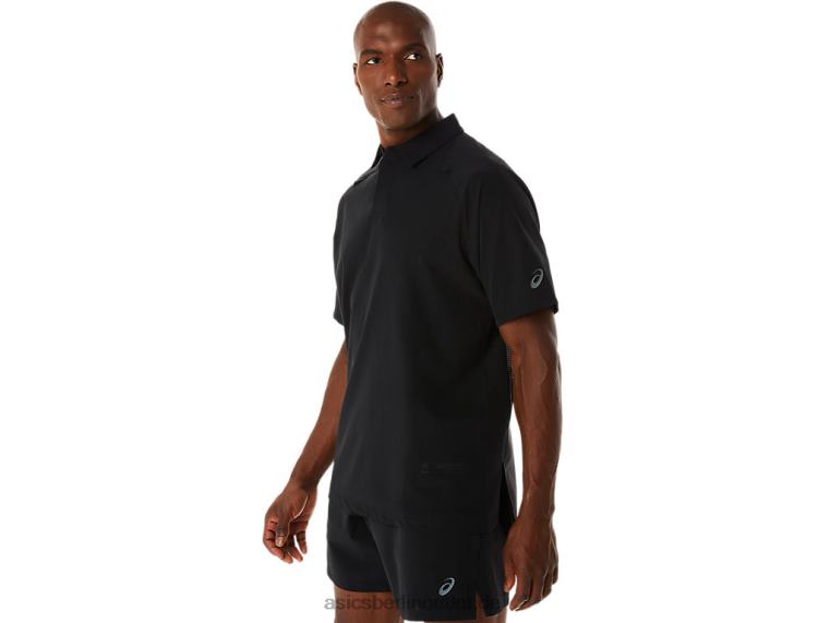 Actibreeze-Jacquard-Poloshirt für Herren BL4N270Asics Leistung schwarz
