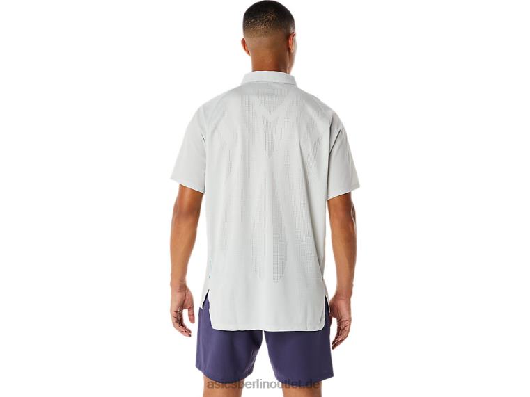 Actibreeze-Jacquard-Poloshirt für Herren BL4N275Asics Gletschergrau