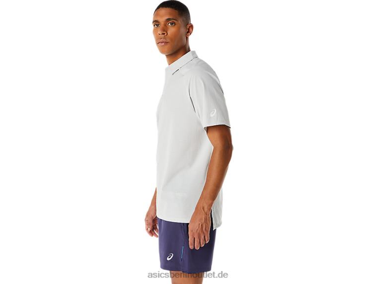 Actibreeze-Jacquard-Poloshirt für Herren BL4N275Asics Gletschergrau
