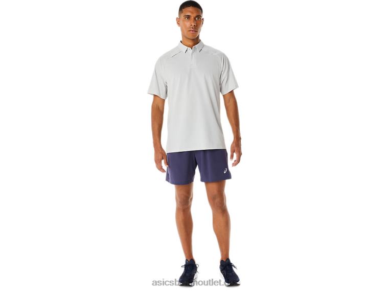 Actibreeze-Jacquard-Poloshirt für Herren BL4N275Asics Gletschergrau