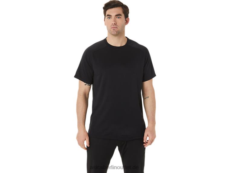 Aktives Kurzarm-Oberteil für Herren BL4N753Asics Leistung schwarz