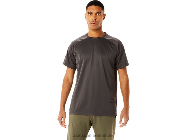 Aktives Kurzarm-Oberteil für Herren BL4N763Asics Obsidiangrau