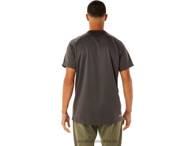 Aktives Kurzarm-Oberteil für Herren BL4N763Asics Obsidiangrau