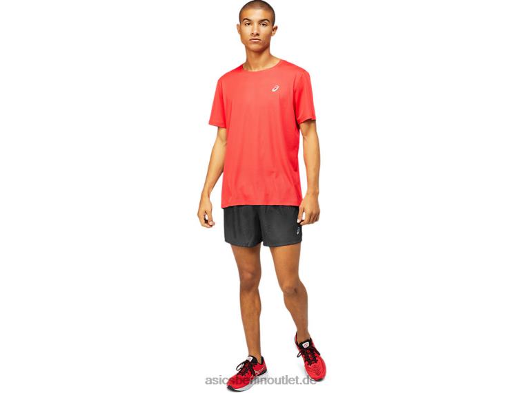 Belüftetes Kurzarm-Oberteil für Herren BL4N1799Asics elektrisches Rot