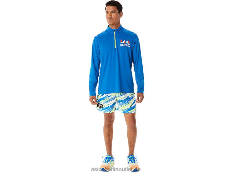 Fertigset für Herren mit halbem Reißverschluss BL4N1339Asics Lake Drive/Hazard Green