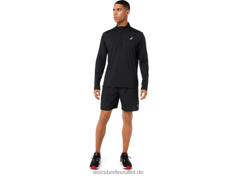 Fertigset für Herren mit halbem Reißverschluss BL4N1389Asics Leistung schwarz