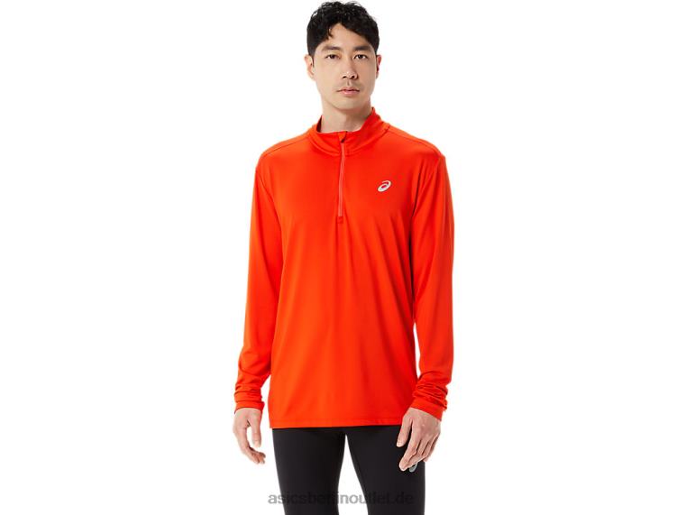 Fertigset für Herren mit halbem Reißverschluss BL4N966Asics Kirschtomate