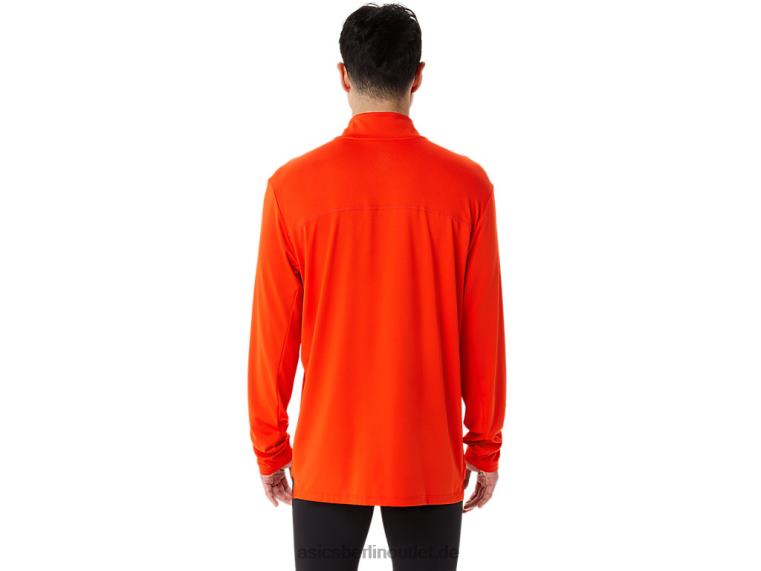 Fertigset für Herren mit halbem Reißverschluss BL4N966Asics Kirschtomate