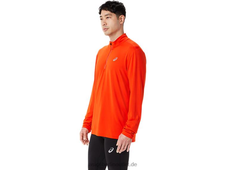 Fertigset für Herren mit halbem Reißverschluss BL4N966Asics Kirschtomate