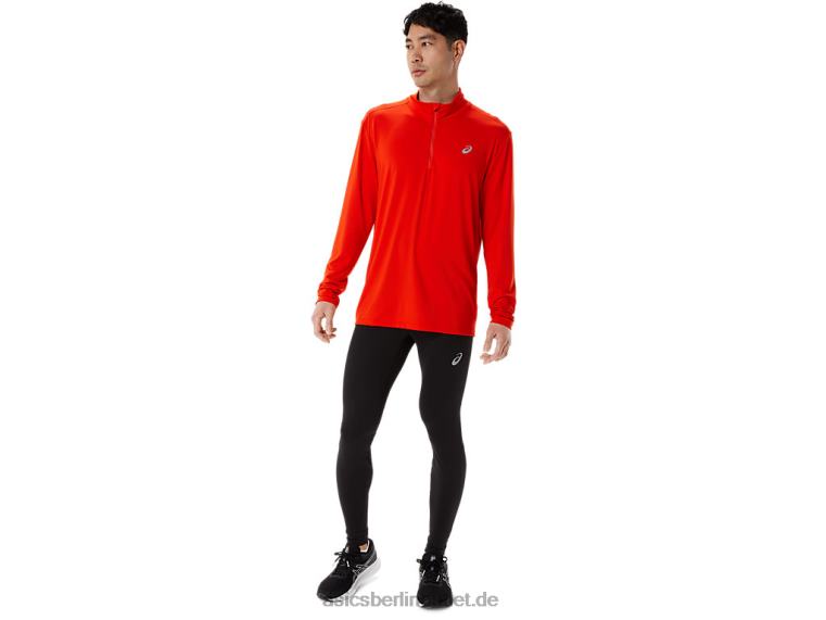 Fertigset für Herren mit halbem Reißverschluss BL4N966Asics Kirschtomate