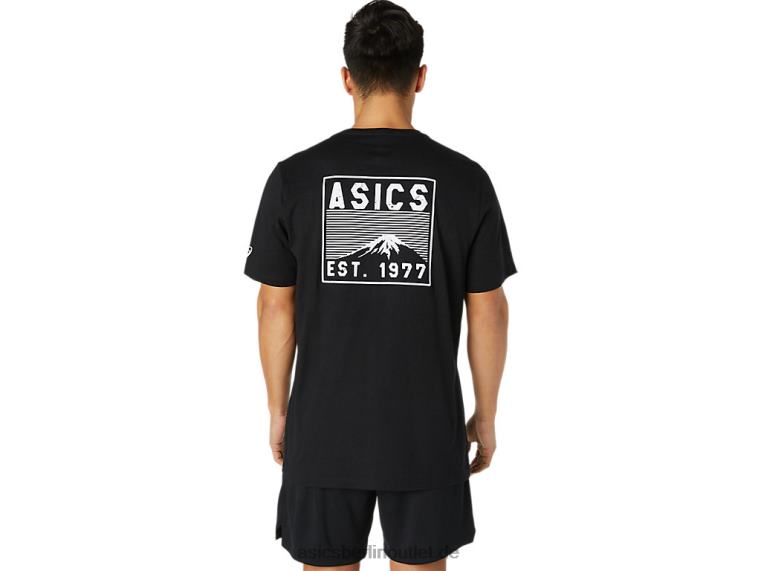 Fuji 1977 T-Shirt BL4N2034Asics Leistung schwarz
