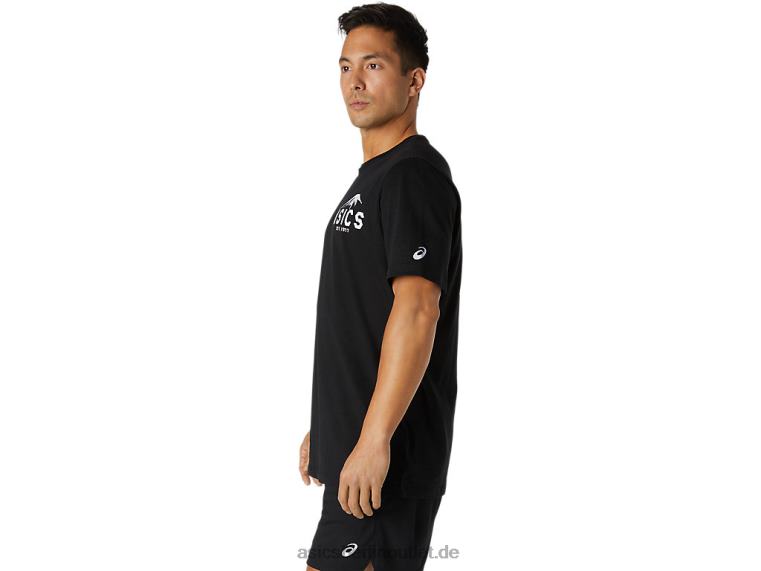 Fuji 1977 T-Shirt BL4N2034Asics Leistung schwarz
